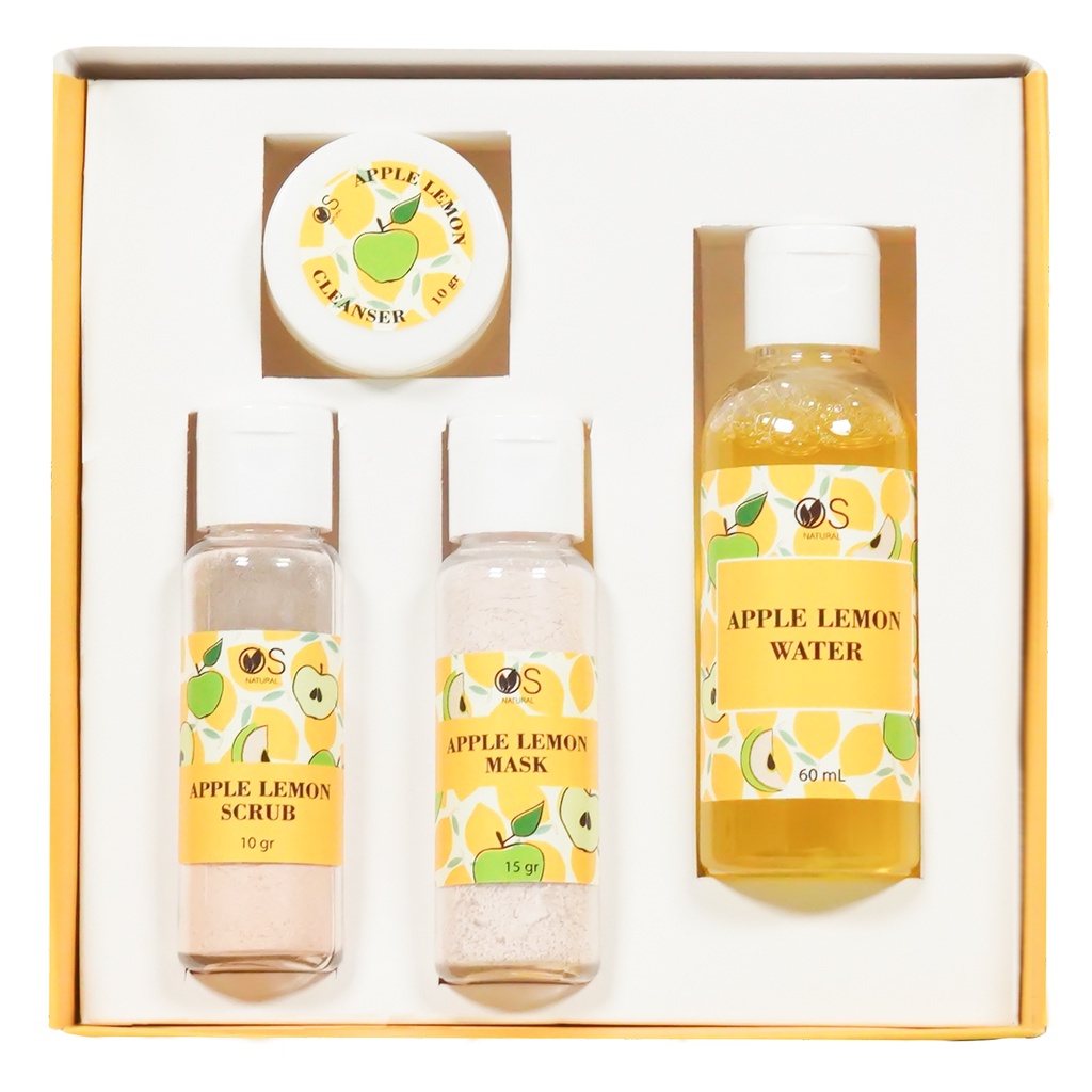 Apple Lemon Facial Home Kit Kit For Home Facial Treatment by Larissa