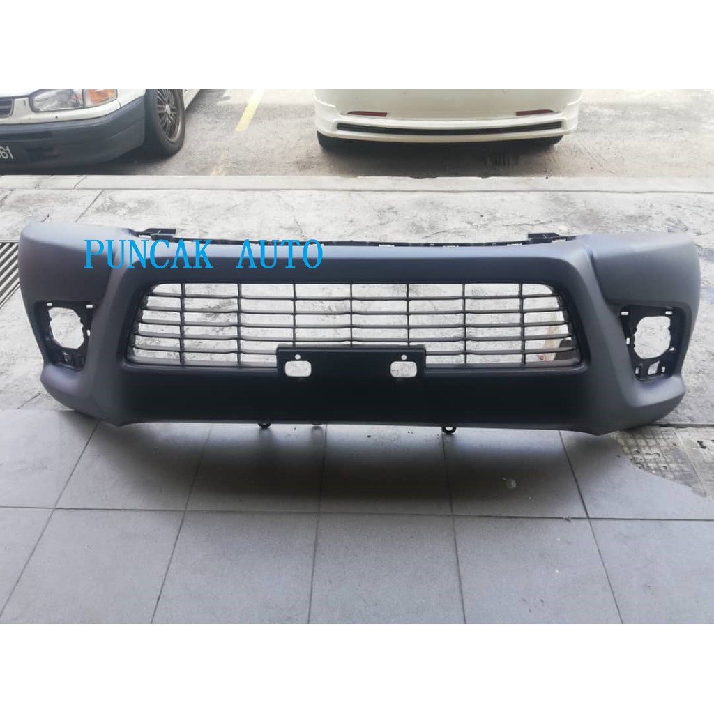TOYOTA HILUX REVO GUN125 FRONT BUMPER MATERIAL PLASTIC(2 DOOR OR 4 DOOR