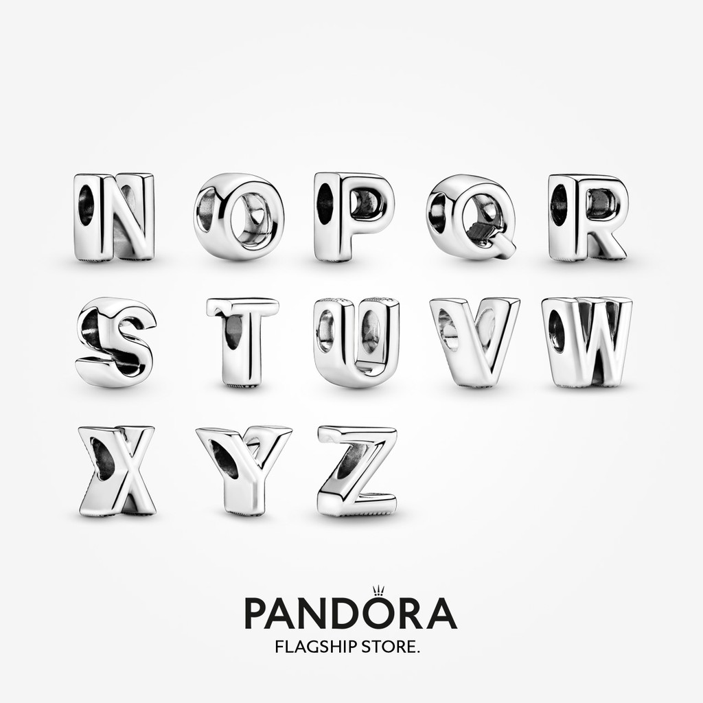 Pandora initial shop charms