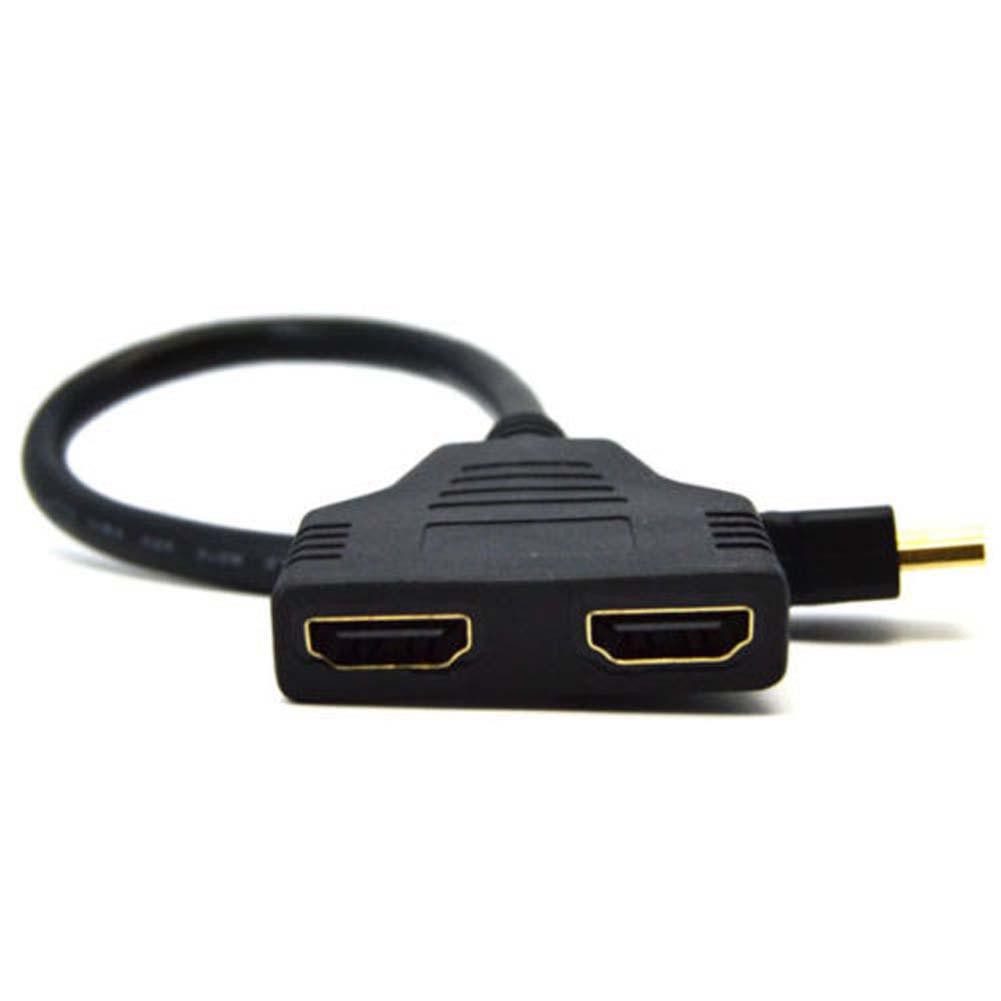 Site line Print Lærd HDMI 1 Male To Dual HDMI 2 Female Y Splitter Cable Adapter | Shopee Malaysia