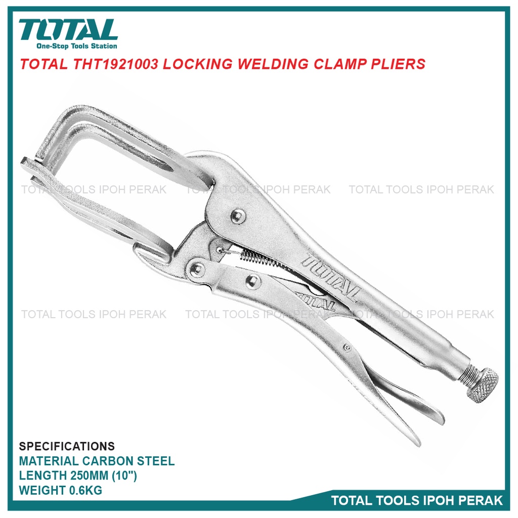 TOTAL THT1921003 Locking Welding Clamp Pliers Shopee Malaysia