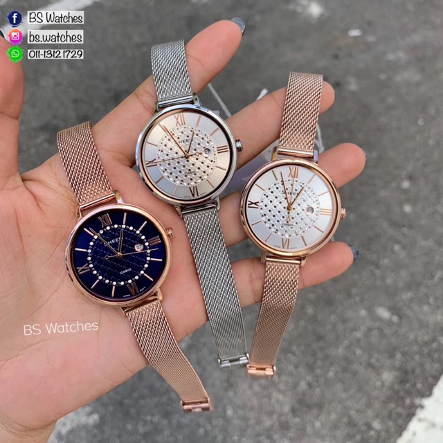 Casio Sheen SHE 4059 Series Stainless Steel Shopee Malaysia