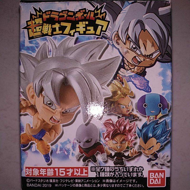 [Japan] Dragon Ball Candy Toy Super Warriors Goku Vegeta Blide Box