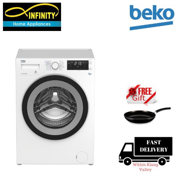 Beko Washer Dryer 8kg Wash  5kg Dryer Wdx8543130w *freegift 