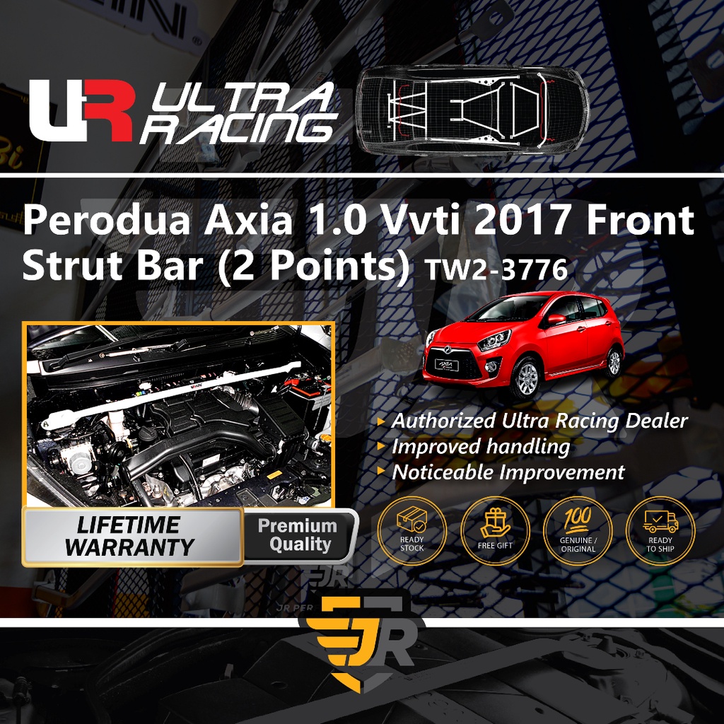 Ultra Racing Safety Bar Perodua Axia VVTI 2017 1.0 Front Strut Bar ...