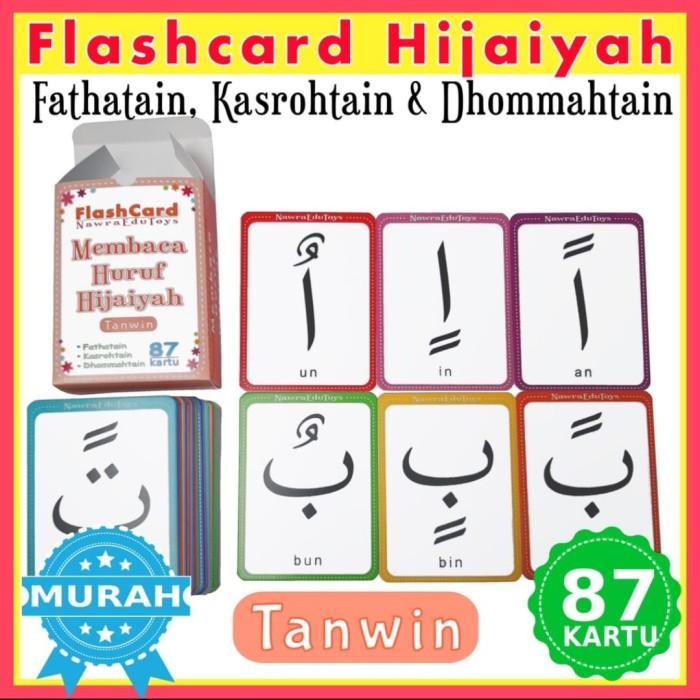 Card Flashcard Reading Hijaiyah Harokat Tanwin Learning Card Recitation ...