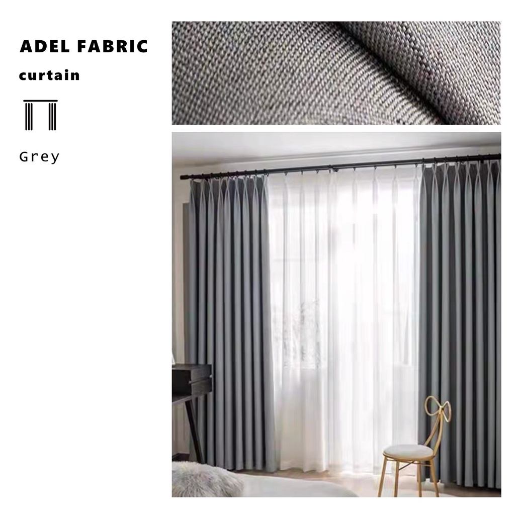 METEOR [Langsir Harga Meter] Bidang 110" Curtain Fabric / Kain Langsir ...