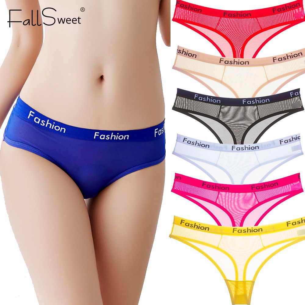 FallSweet Transparent Thongs For Women Panties Underwear