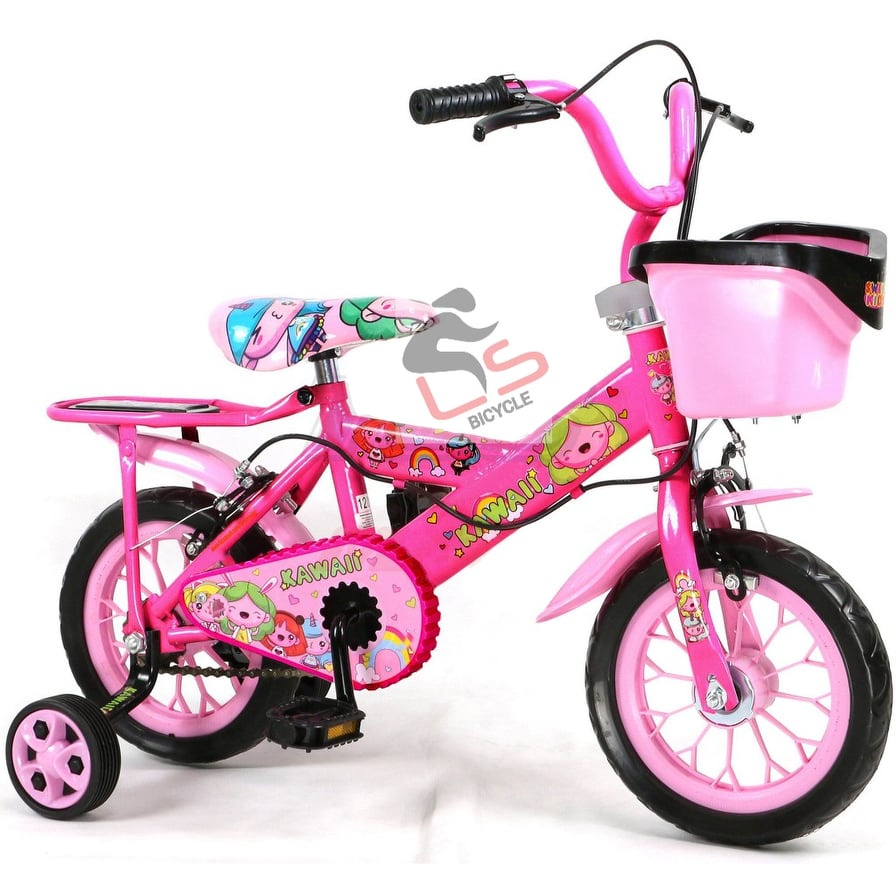 LS 12" Basikal Budak / 12" Inch Bicycle Kids / Basikal Kanak Kanak / Basikal 12 Inci Untuk Umur 2-4 Tahun