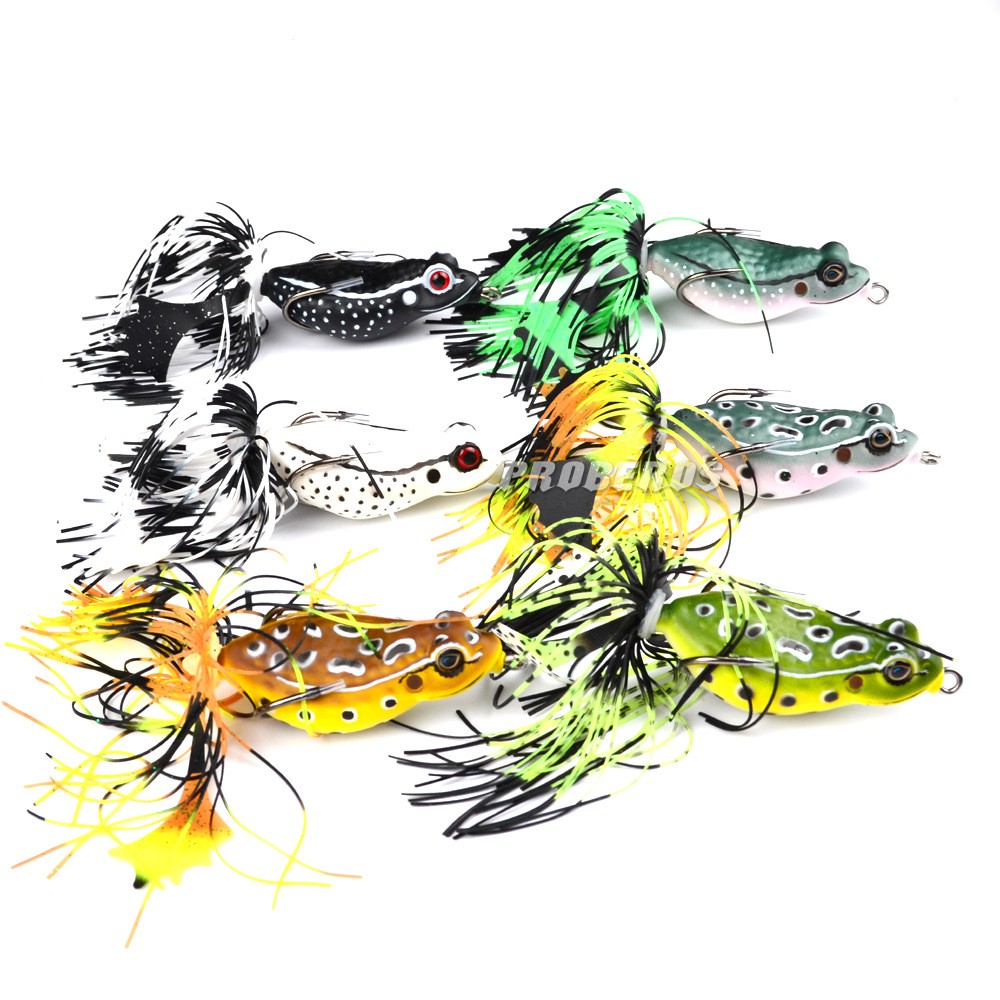 Snakehead Fishing Lure Bass Soft Frog Crankbaits Top Water Fish Tackle