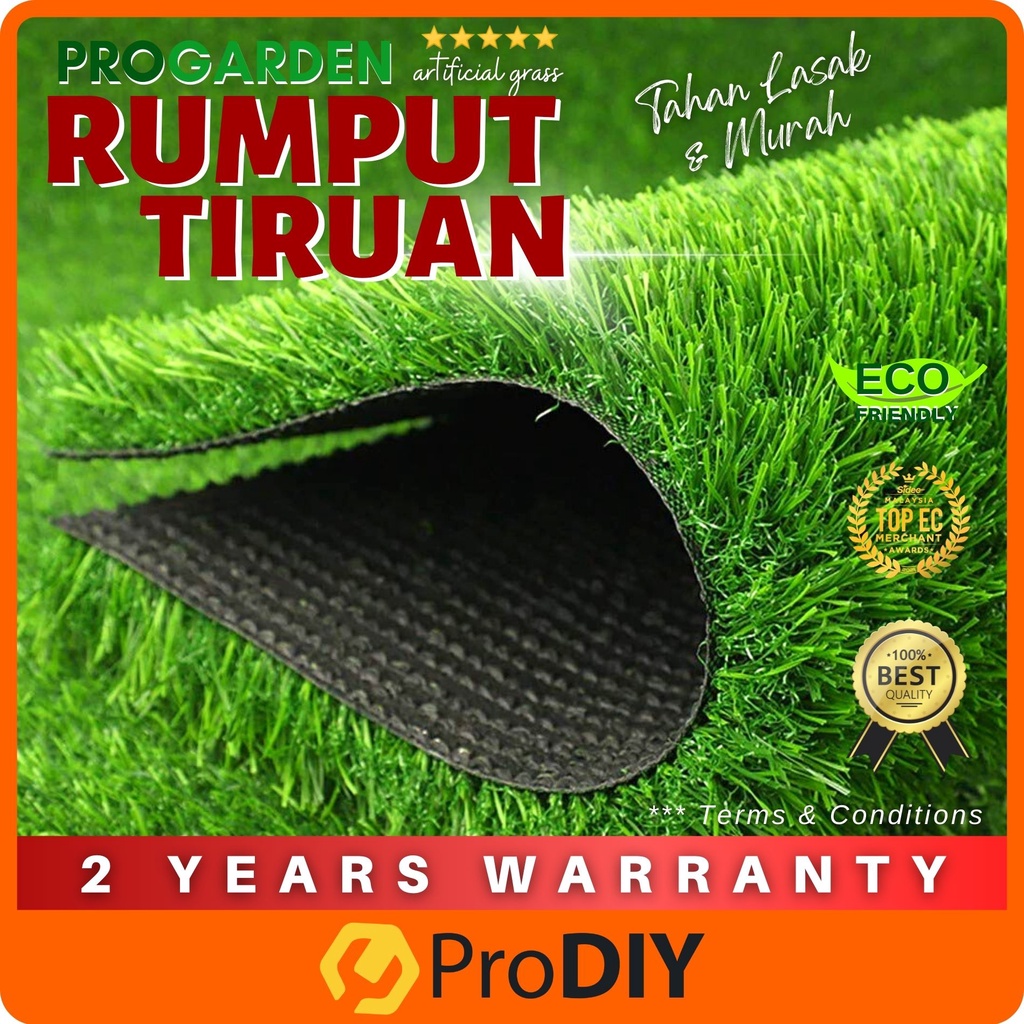 PRODIY Heavy Duty Artificial Grass Outdoor Carpet Rumput Karpet Tiruan