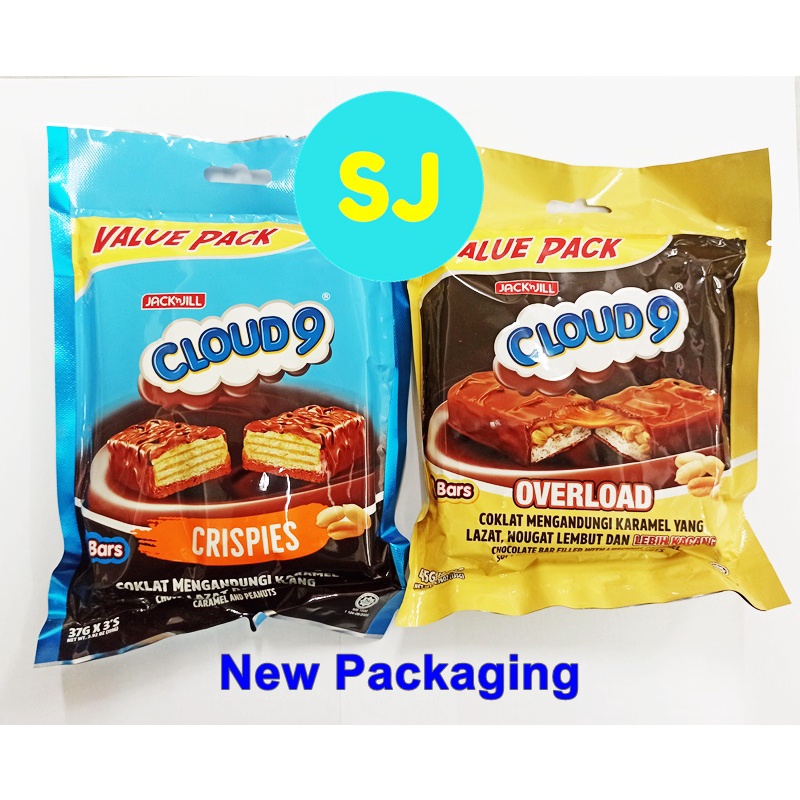 Cloud 9 Overload (40g x 3's) / Crispies (37g x 3's) Shopee Malaysia