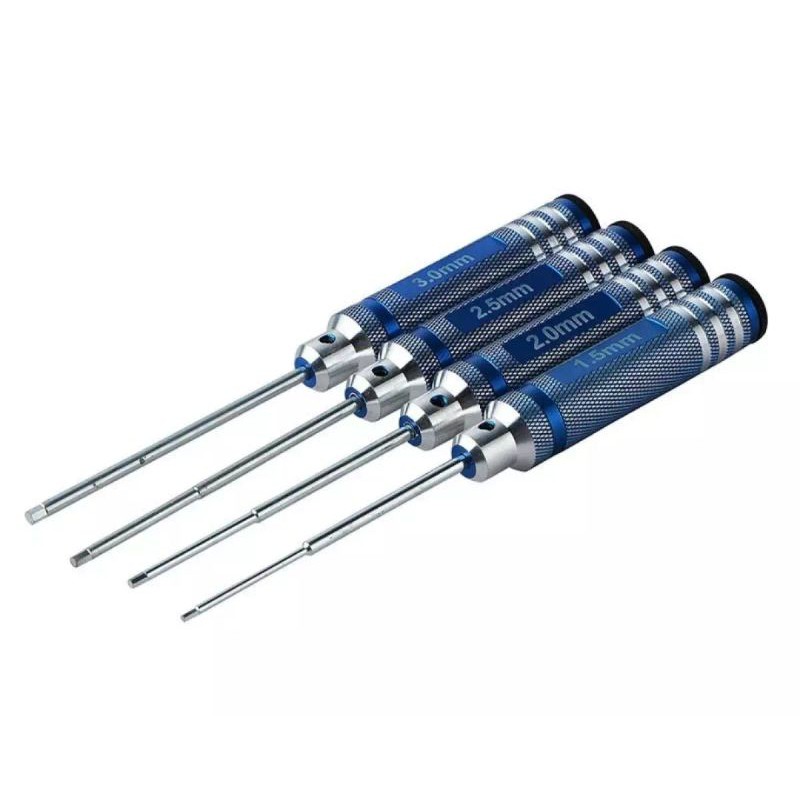 4 Pcs 1.5 2.0 2.5 3.0mm Hex Screwdriver Hexagon Screwdriver Set Allen ...