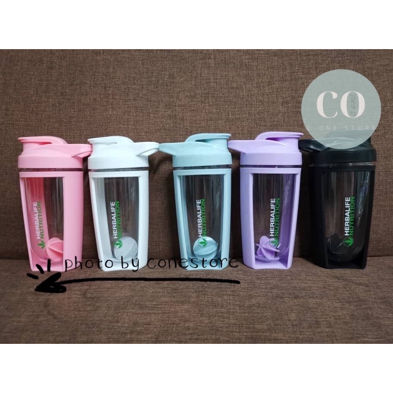 New Arrival 500ml Herbalife Nutrition Shaker Cup Portable Bottle Gradient  Colors