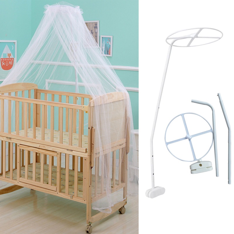 Canopy Net Cot Adjustable Mosquito Net Stand Holder For Baby Crib
