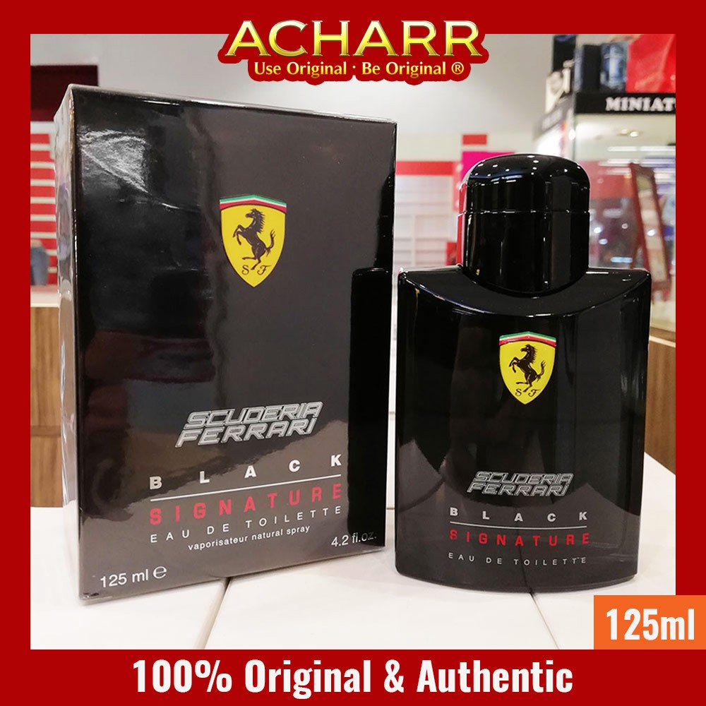 Scuderia ferrari black discount signature