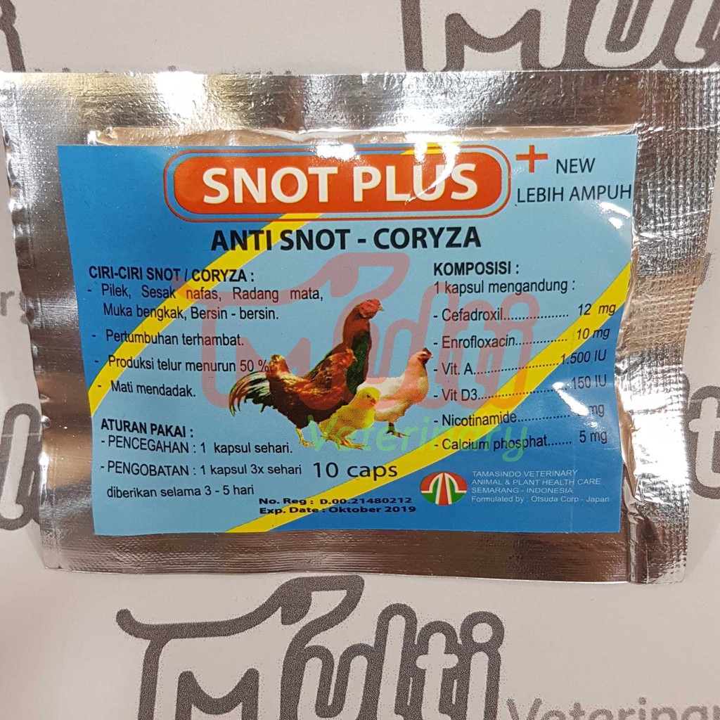 Snot PLUS 10 caps Anti Snot And Coryza Medicine For Cold Coughing And