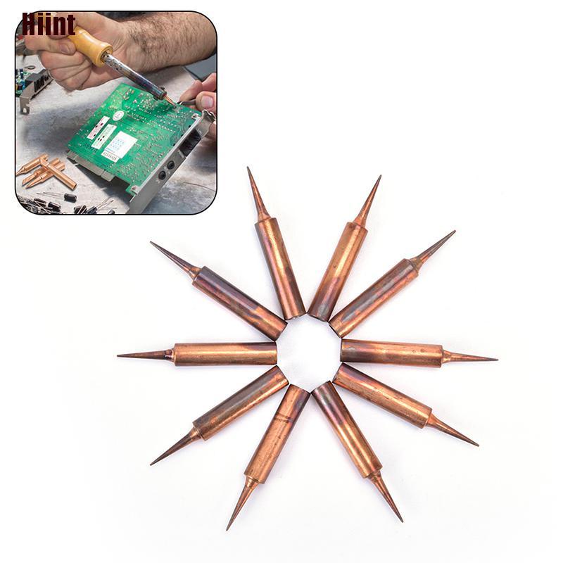 [dhiinto] Soldering Tip Pure Copper Inner Core Electric Iron Head 900M