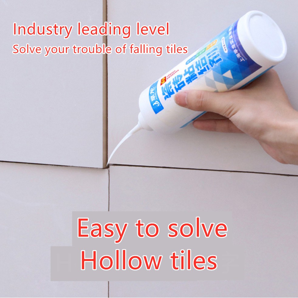 Tile Repair Adhesive Tile Glue Strong Adhesive Floor Tile Empty Drum Loose  Repair Instead of Wall Tile Falling Off Back Glue