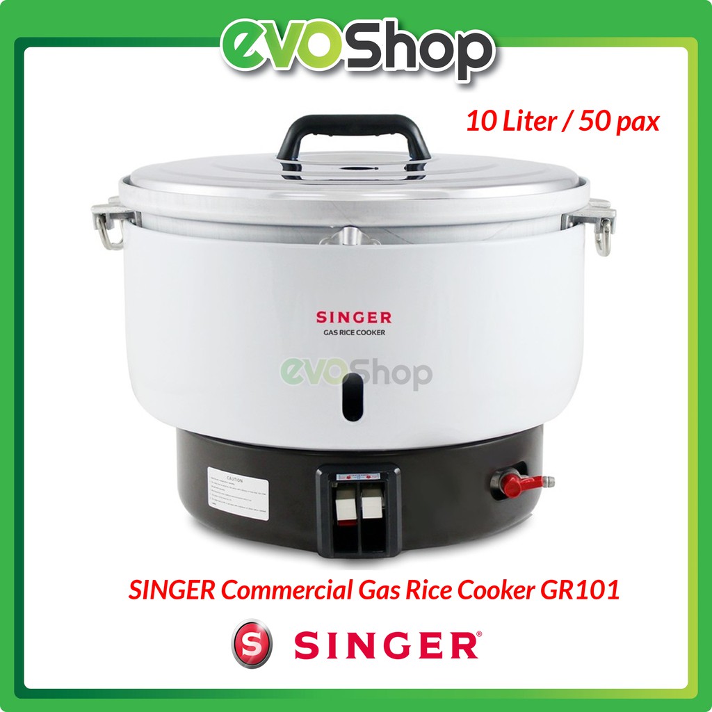 Singer Commercial Lp Gas Large Big Rice Cooker Gr101 10 Liter Periuk Nasi Besar 50 Pax Hidangan 9406