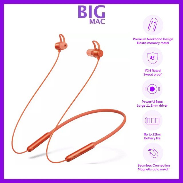 Realme Buds Wireless RMA108 Sweat Proof IPX4 In Ear Earphones