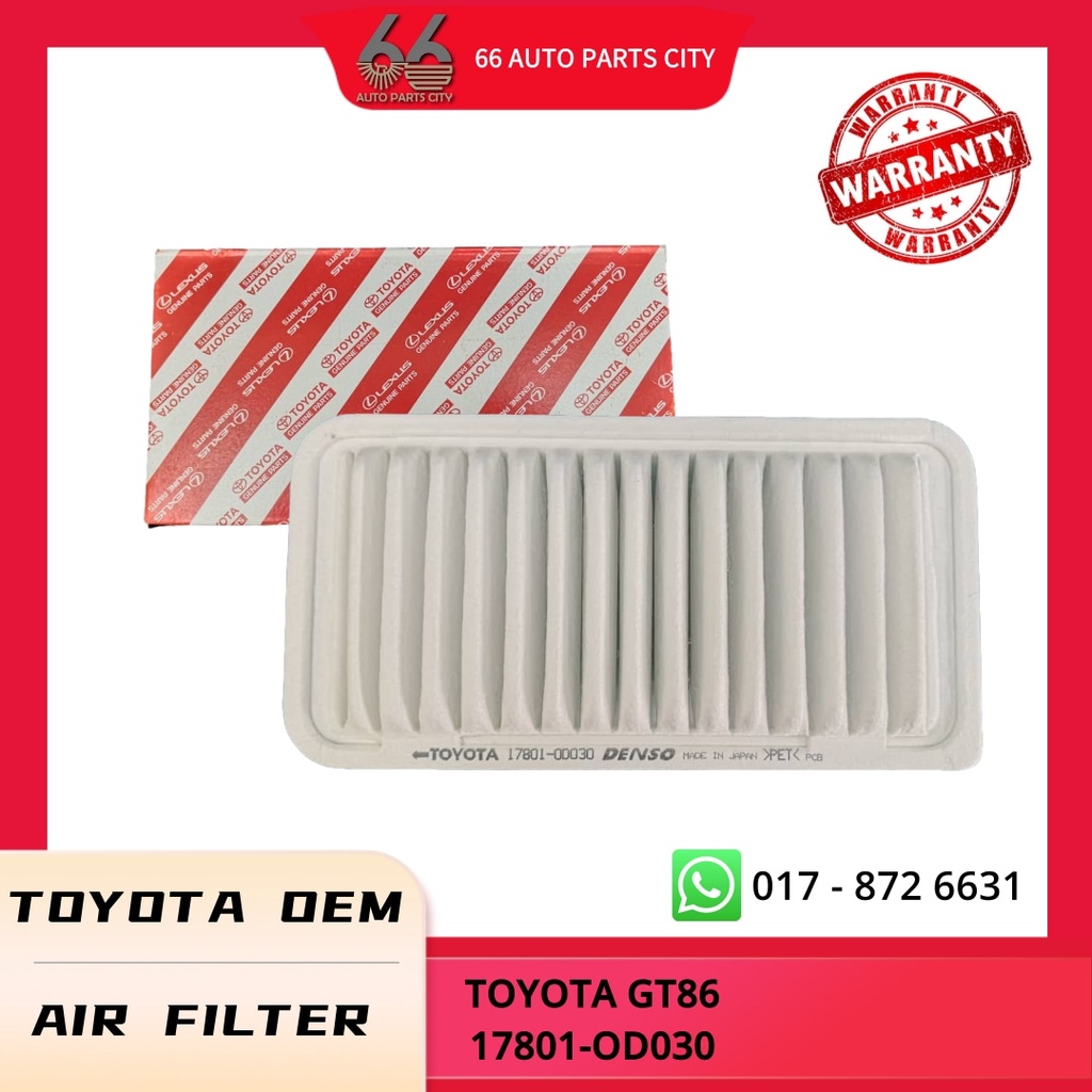 AIR FILTER TOYOTA GT86 OEM | Shopee Malaysia
