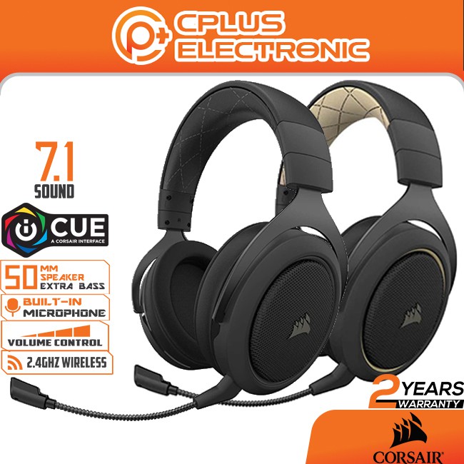 Corsair HS70 Pro Wireless Gaming Headset 7.1 Surround Sound