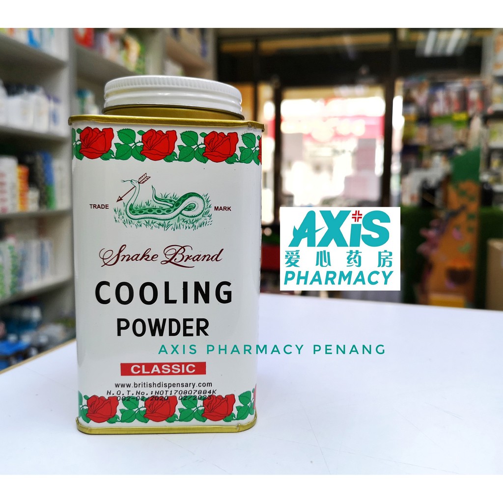 SNAKE BRANDS COOLING POWDER 150G (PRICKLY HEAT) Exp 03/2027 | Shopee ...