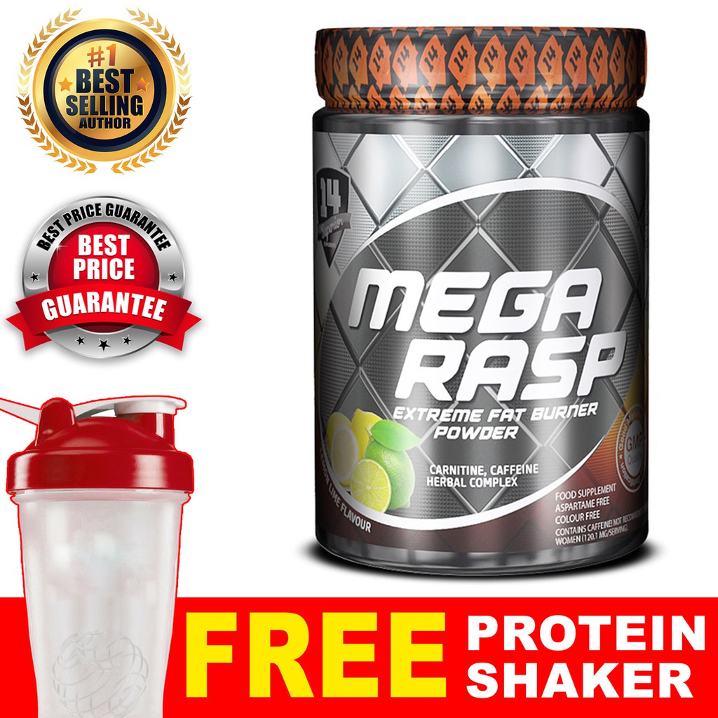 FREE SHAKER | Mega Rasp Extreme Fat Burner Weight Loss Powder (300g ...