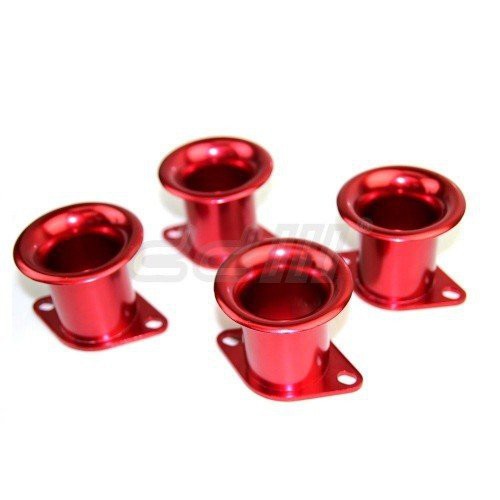 Toyota 4AGE Intake Manifold Air Hon Trumpets 20v Silvertop Throttle Red