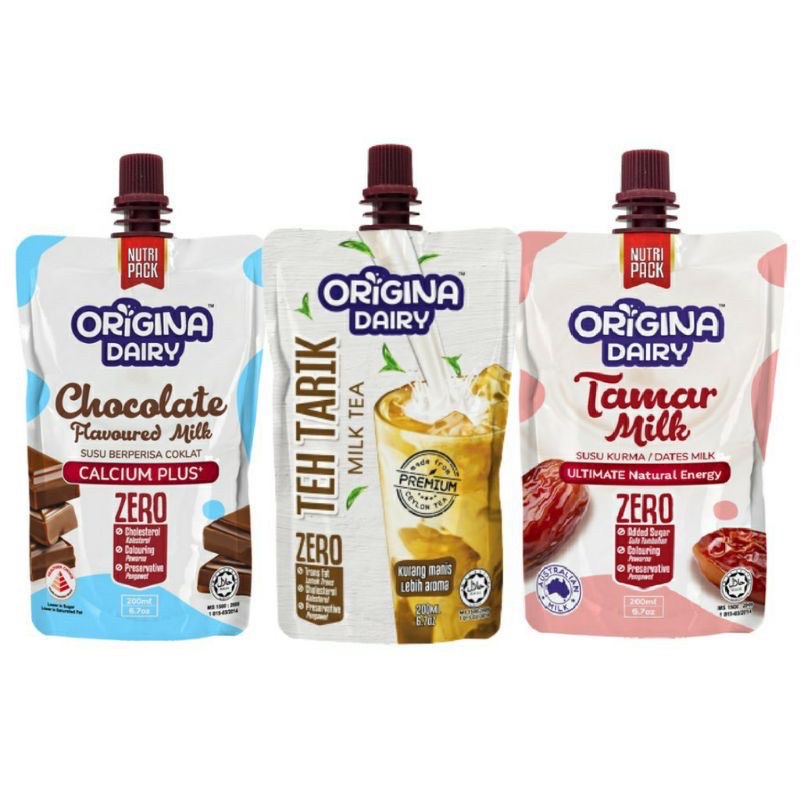 Origina Dairy Milk [Chocolate/Teh tarik/Tamar Milk] 200ml Shopee Malaysia