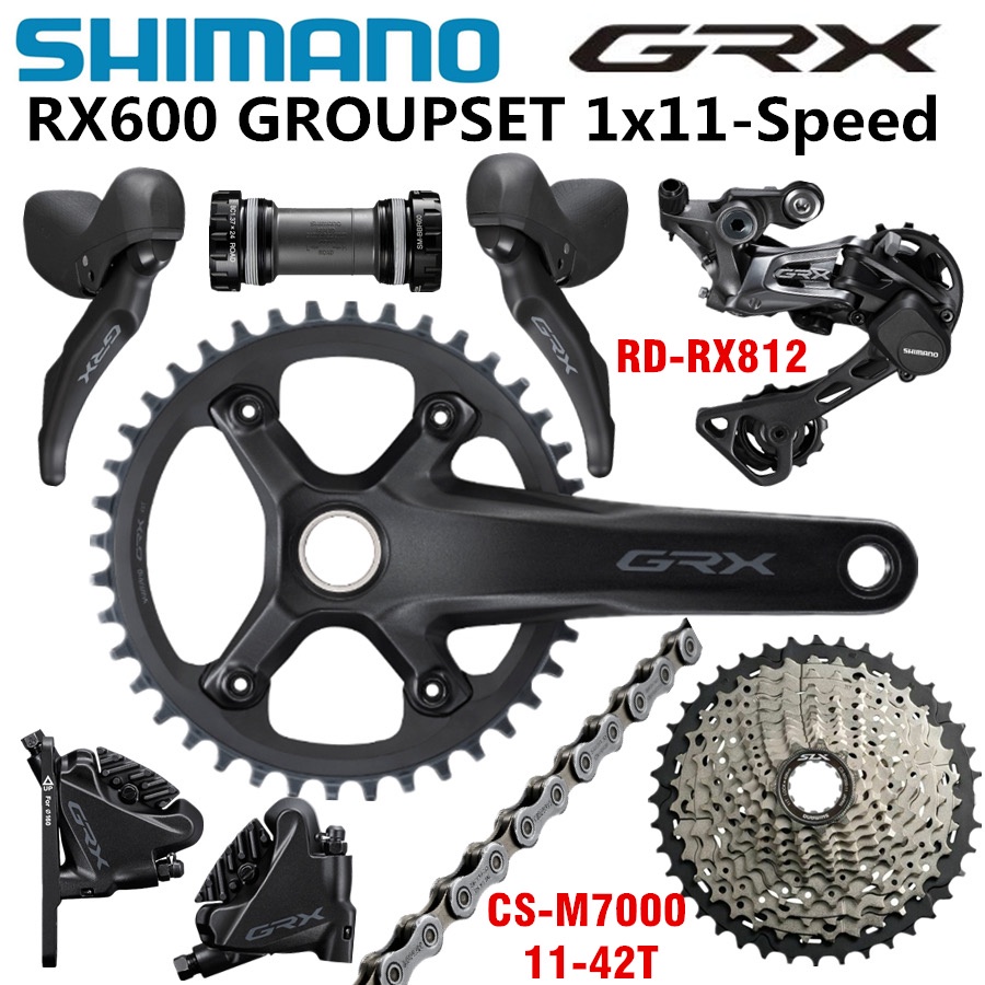 FREE INSTALL Shimano GRX RX810 RX600 RX820 gravel groupset 2 x11 1x11 ...