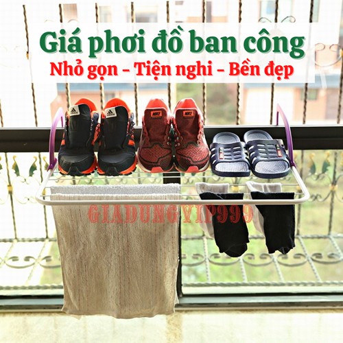 Clothes drying rack Multi-purpose balcony window hanger without ...