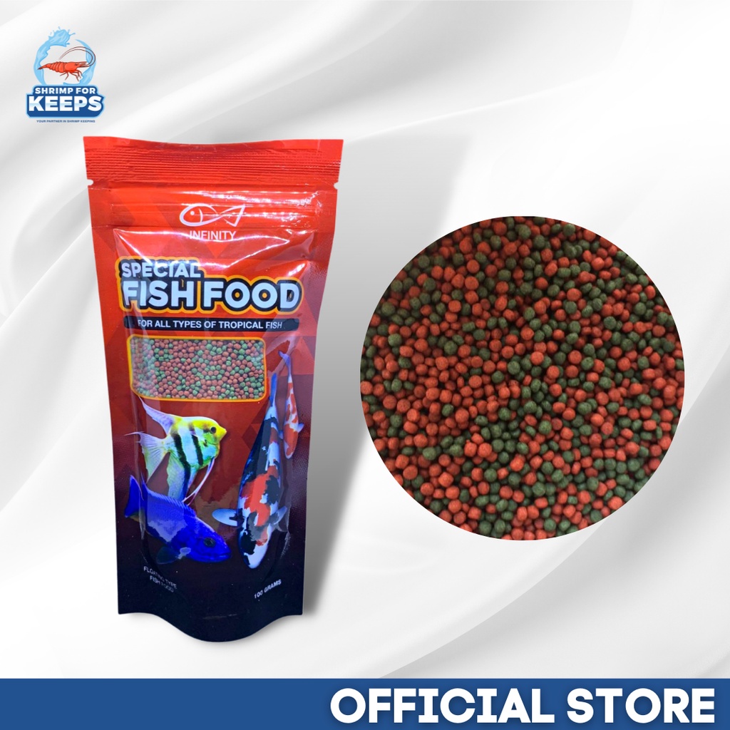 Infinity Special Fish Food for All types of Tropical Fish for Healthier ...
