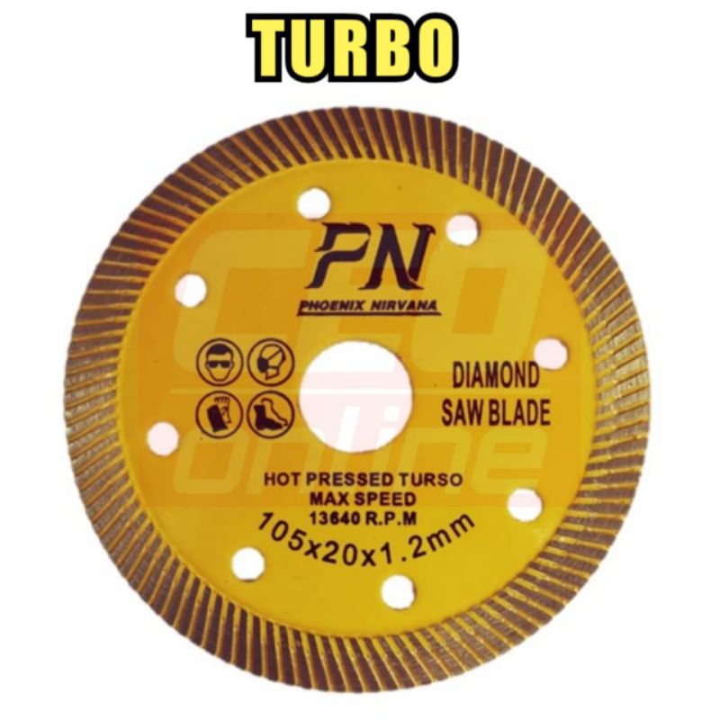 CEO 🇲🇾 4" 105mm Diamond Saw Blade Cutting Disc Wheel Marble Ceramics