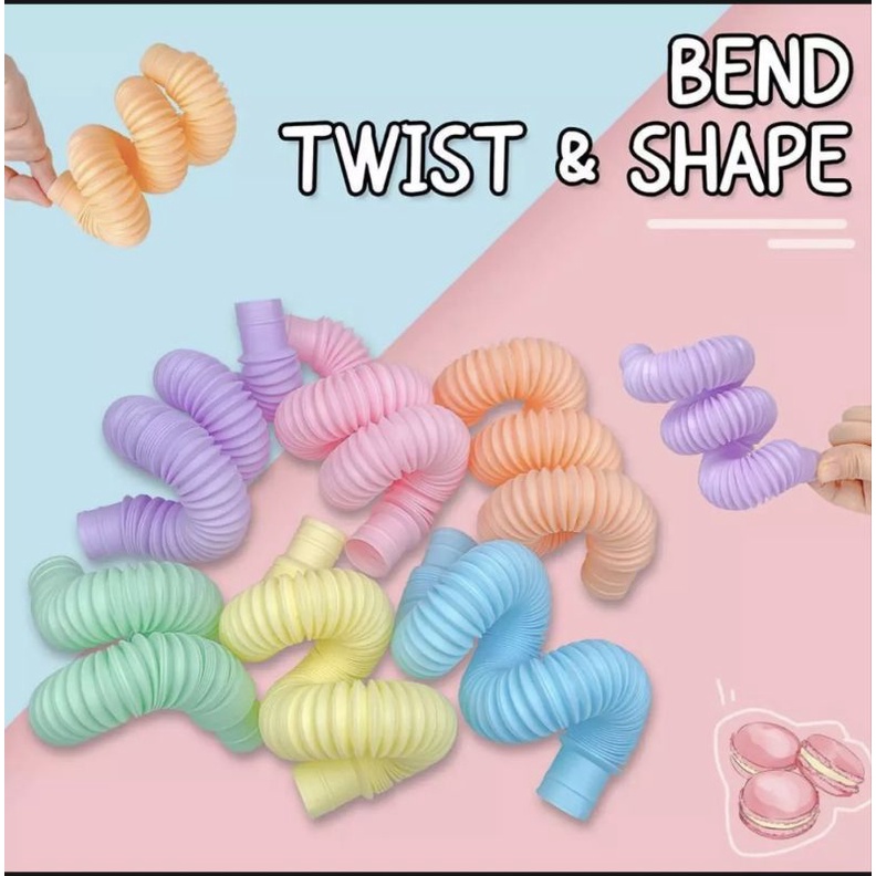 New Crochet Hits In Tik Tok Tiktok Fidget Toys Mini Size Inches Maximum Stretch Pop Tube