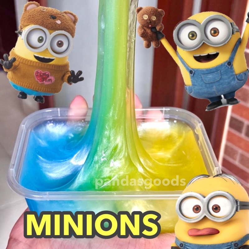 MINION METALLIC SLIME WITH DECORATIONS | Shopee Malaysia