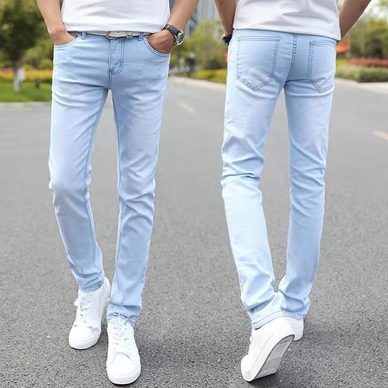 Jeans Men Men's Skinny Jeans Men's Slim Fit Jeans Seluar Jeans Lelaki ...