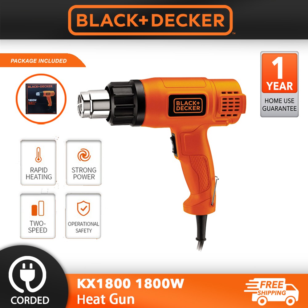 BLACK DECKER KX1800 B1 1800W Heat Gun KX1800