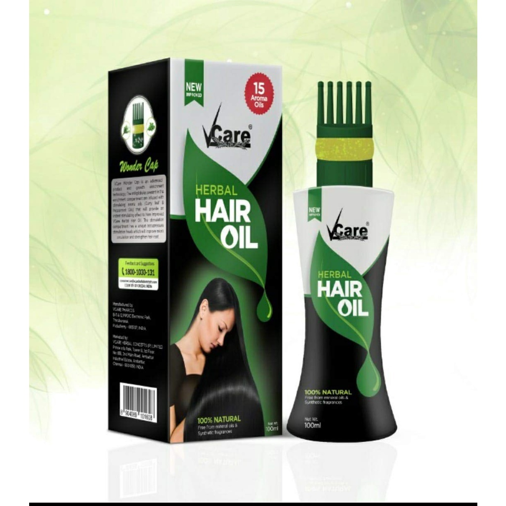 Vcare Herbal Hair Oil 100ml Shopee Malaysia