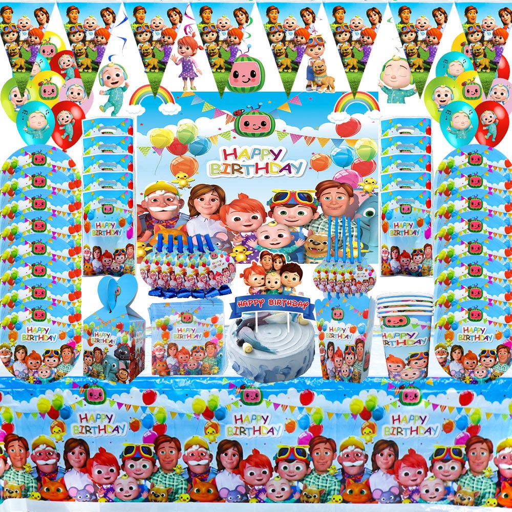 Cocomelon Party Supplies | Shopee Malaysia