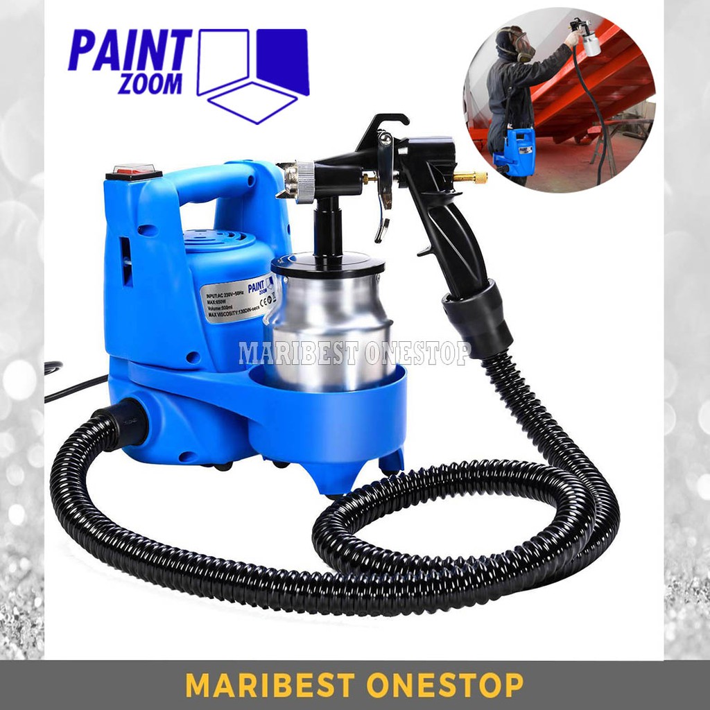 CX004 Paint Zoom 650W Electric Paint Spray Gun Copper Nozzle Sprayer ...