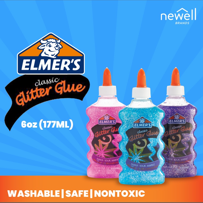 Elmers Glitter Glue 6oz Bottle