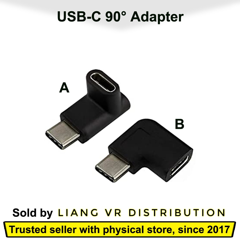 Right Angle 90 Degree USB Type C Male To Female Adapter Extension ...