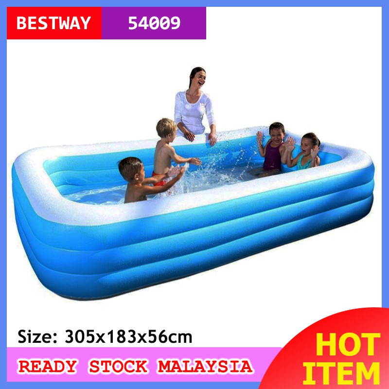 305 x 183 x 56 cm Bestway Meter 54009 Extra Large Inflatable