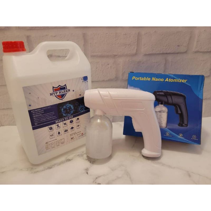 MVP KLEEN sanitizer and Disinfectant and NANO spray gun | Shopee Malaysia
