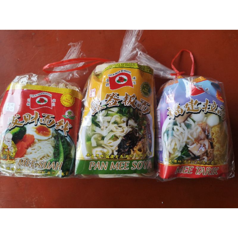 发财白面线 Mee Suah New Packing / 豆签板面 Pan Mee Soya / 福建拉面 Mee Tarik ...