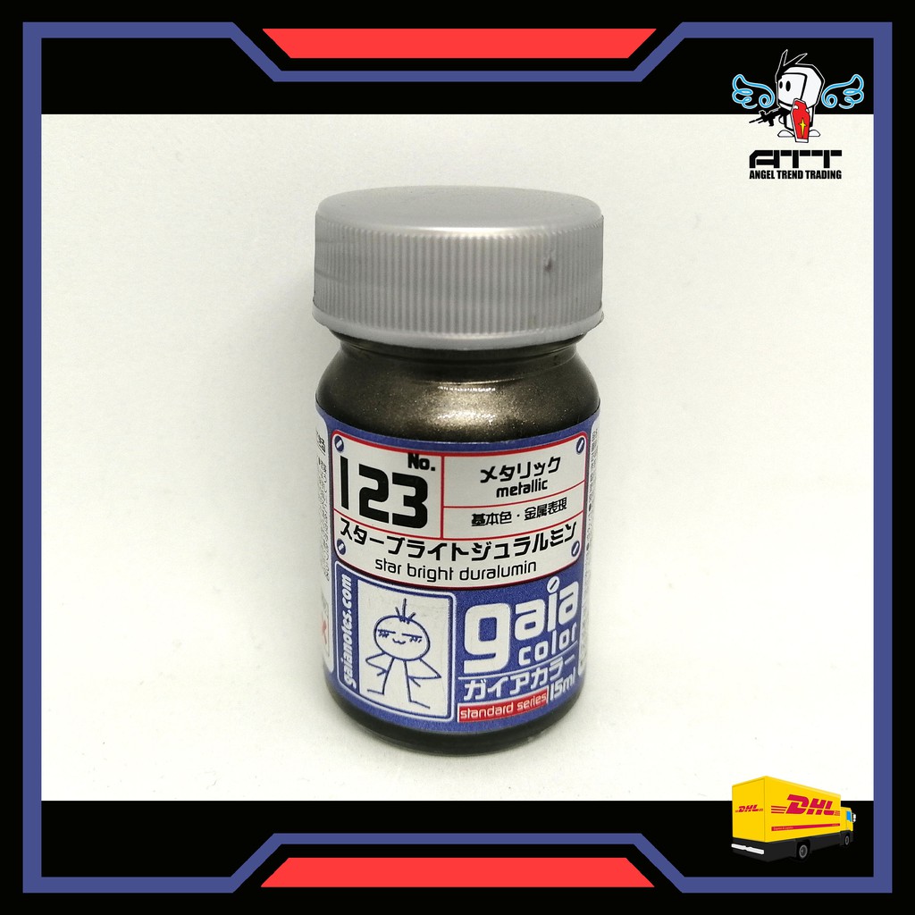 GAIA NO.123 STAR BRIGHT DURALUMIN 15ML (Gunpla Gundam Paint Model Kit ...