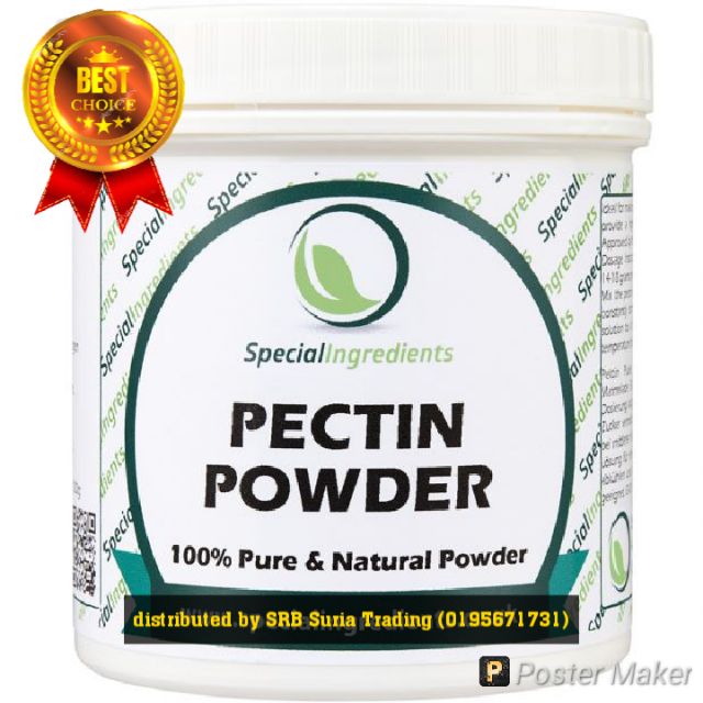 50g Pectin (France) Food Grade Halal (plastic packaging) Shopee Malaysia