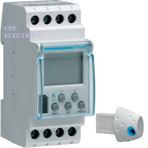 HAGER EG103E Digital Time Timer Switch with memory stick Shopee Malaysia